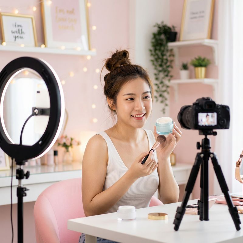 17c一起草美妆视频教程